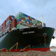 Container Ship the Ever Given stuck in the Suez Canal
